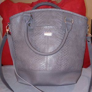 Thirty One Paris Jewel Purse City Charcoal Snake NWOT